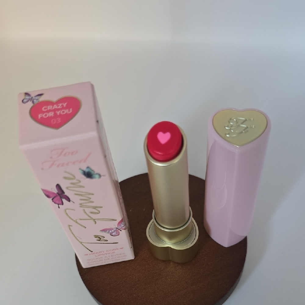 Too Faced Too Femme - Heart Core Lipstick - Crazy For You - Picture 2 of 9